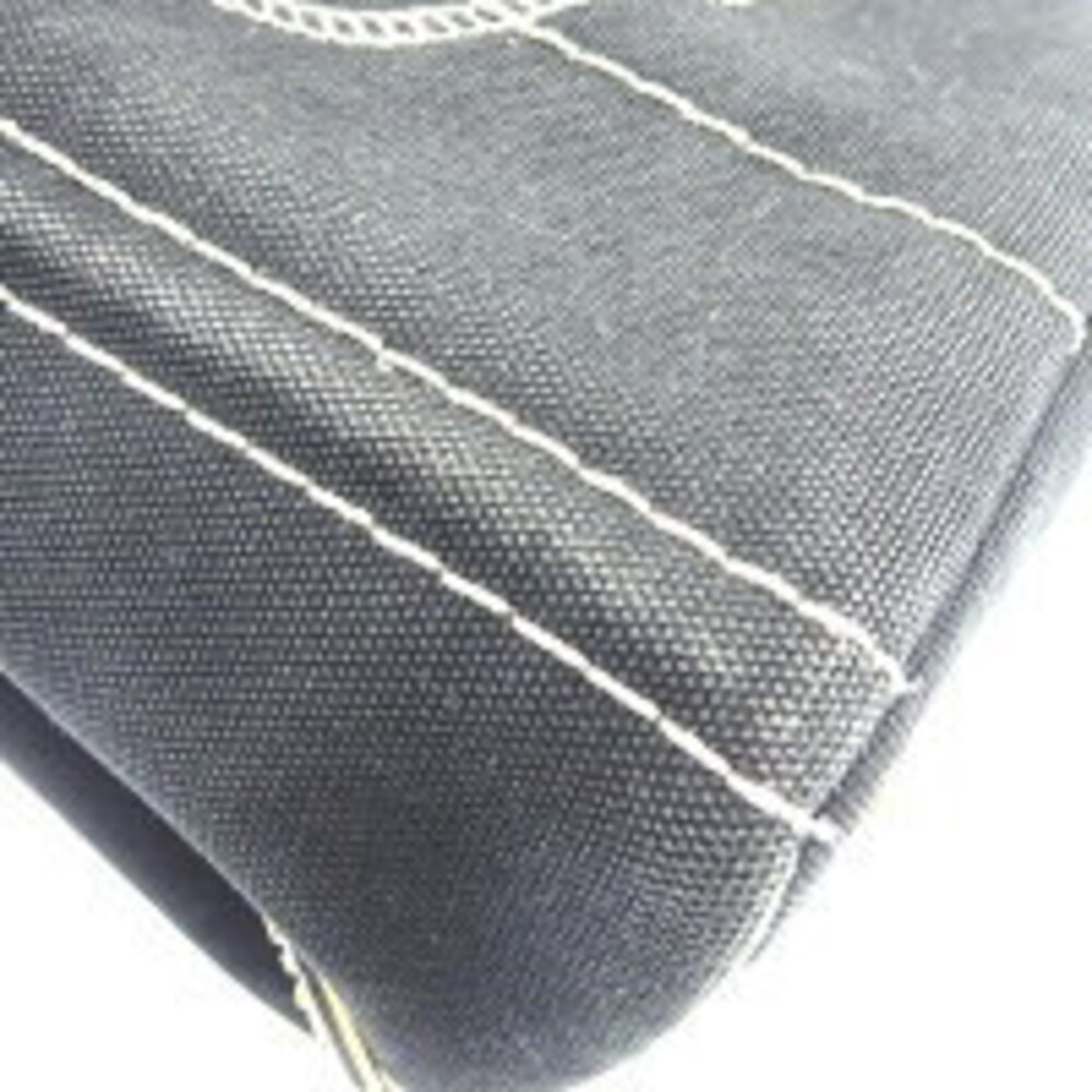 Prada tote bag shoulder Canapa black - Picture 8 of 11